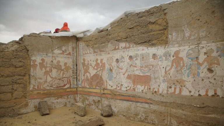 Egipto: Arqueólogos descubren la tumba del jefe del Tesoro del faraón Ramsés II. Egipto: Arqueólogos descubren la tumba del jefe del Tesoro del faraón Ramsés II.