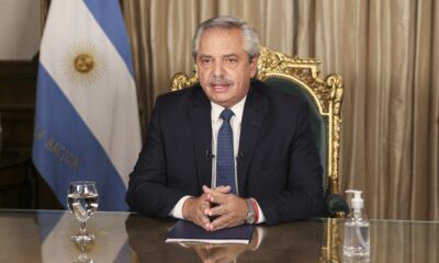 Cadena nacional del Presidente sobre la pandemia.