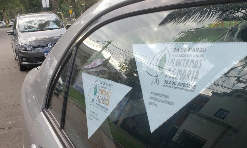 Plantación de árboles, caravanas y actos virtuales para conmemorar el 24 de marzo Plantación de árboles, caravanas y actos virtuales para conmemorar el 24 de marzo