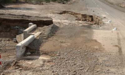 La ruta 40 será reconstruida luego de los estragos provocados por las últimas lluvias.