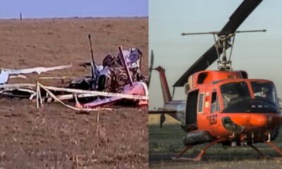 Accidente aéreo en Uruguay.