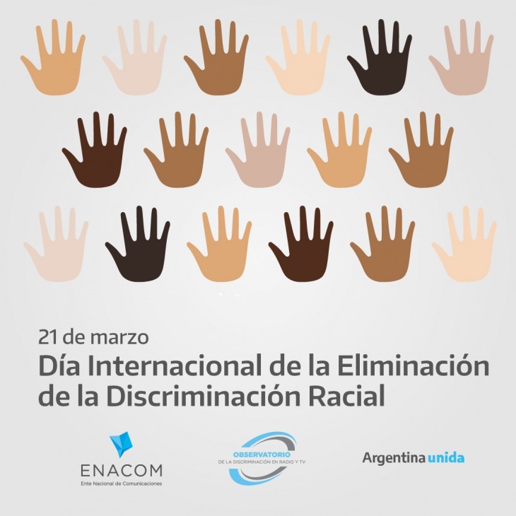 Hoy se celebra el Día Internacional de la Eliminación de la Discriminación Racial. Hoy se celebra el Día Internacional de la Eliminación de la Discriminación Racial.