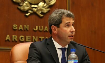 Sergio Uñac: «Tenemos una economía de pie».