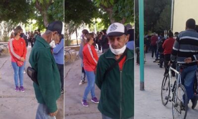 Vecinos de Angaco se quejan por las largar filas en el hospital del departamento.
