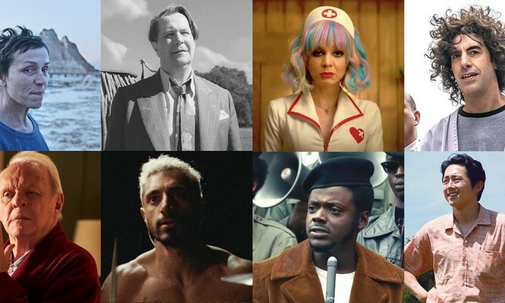 Los ocho films nominados a mejor película en los Oscar 2021.