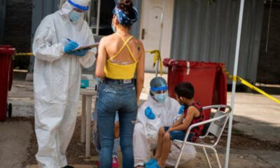 Latinoamérica: contagios, muertes y vacunación.