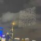 En China los drones forman un código QR gigante para descargar un juego desde el celular.