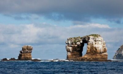 Islas Galápagos: Se derrumbó el Arco de Darwin.