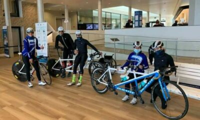 Majo Quiroga debutó en la Copa del Mundo de paraciclismo.
