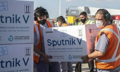 Llegaron 500mil dosis de Sputnik V.