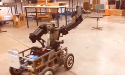 Desarrollan un robot móvil teleoperado para desinfección.