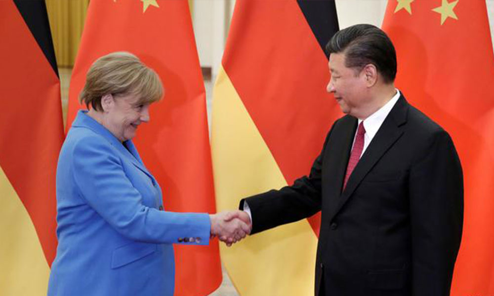 Merkel: «Nunca podremos resolver problemas mundiales sin o contra China».