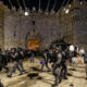 Fuerte represión a palestinos en Jerusalén y polémica marcha israelí.