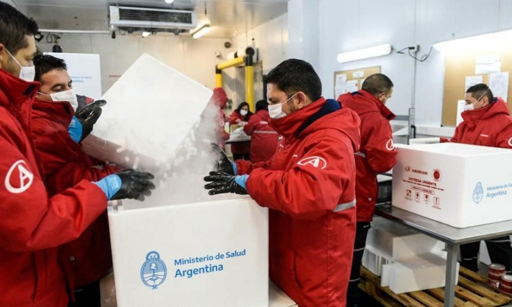 Distribución de 2.684.600 vacunas en una semana a todo el país, 47.600 a San Juan.