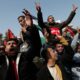 Periodistas palestinos se manifiestan en Cisjordiana para pedir protección a la ONU.