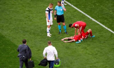 Preocupación en la Eurocopa: Mario Fernándes lesionado en la columna vertebral.
