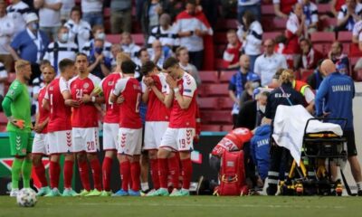 Conmoción en la Eurocopa por el futbolista Christian Eriksen.