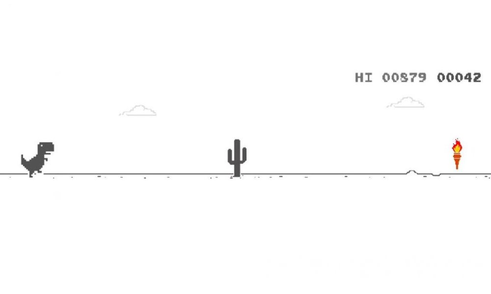 El «Dino» de Google se suma a los Juegos Olímpicos Tokio 2020. El «Dino» de Google se suma a los Juegos Olímpicos Tokio 2020.