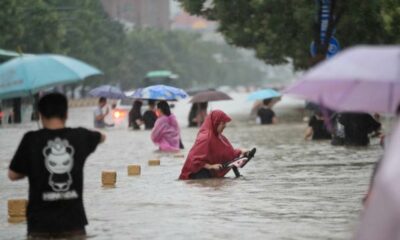 El cielo se desplomó en China ocasionando fuertes inundaciones.