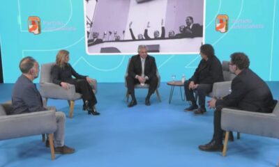 Alberto Fernández: «en el desafío de hacerme cargo de una sociedad en pandemia, no resigné ninguno de los valores que tenía, lo enfrenté como me lo enseñaron en el peronismo».