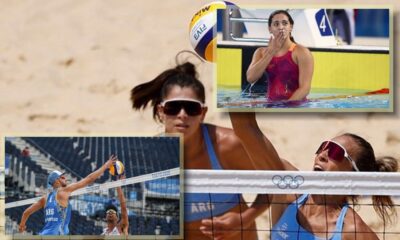 JJOO: Las duplas nacionales en Beach Vólei, y la nadadora Delfina Pignatiello se despidieron de Tokio.