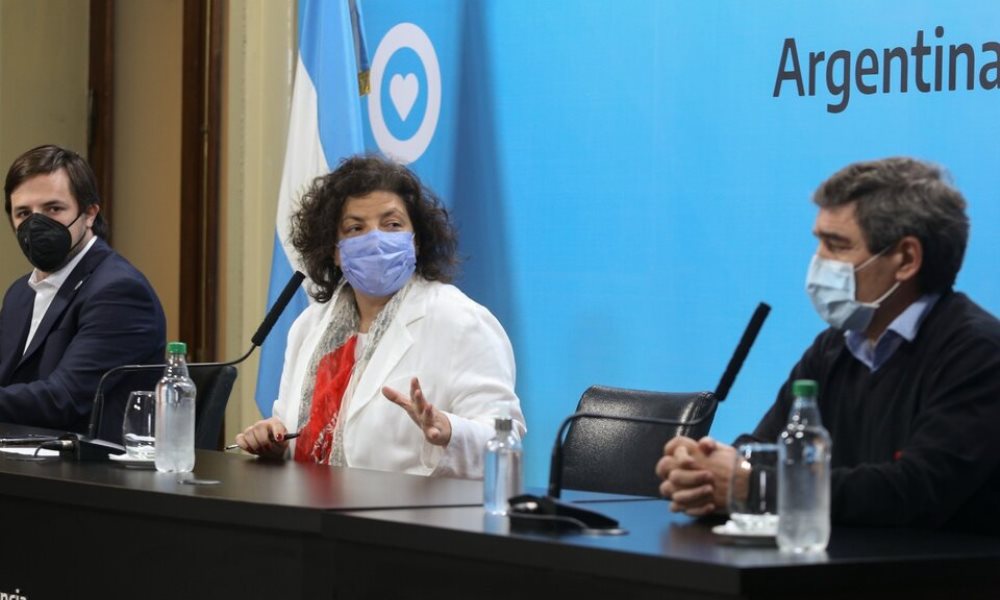 Vizzotti anunció la combinación opcional de Sputnik con Moderna y AstraZeneca. Vizzotti anunció la combinación opcional de Sputnik con Moderna y AstraZeneca.