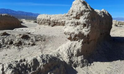 Vestigios de una gran cultura nativa en la Aldea Angualasto.