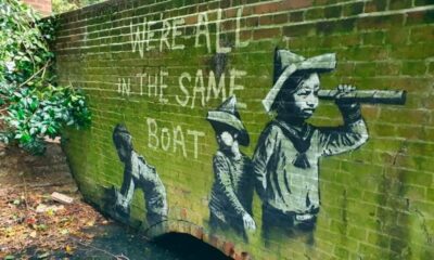 En Inglaterra aparecen varias obras que podrían ser de Bansky.