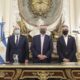 Alberto Fernández les toma juramento a los nuevos ministros Jorge Taiana y Juan Horacio Zabaleta.