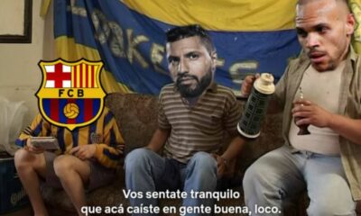 Messi se va del Barcelona y llegan los memes de“Pobre Kun Agüero”.