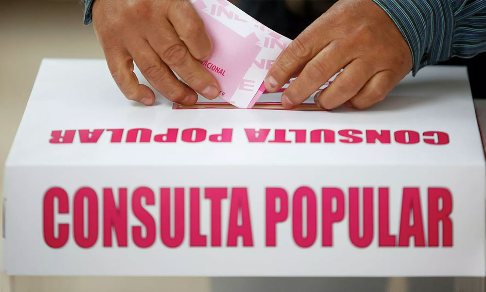 México: Consulta Popular para enjuiciar expresidentes tuvo un 97% de aprobación, pero solo 7% de votantes. México: Consulta Popular para enjuiciar expresidentes tuvo un 97% de aprobación, pero solo 7% de votantes.