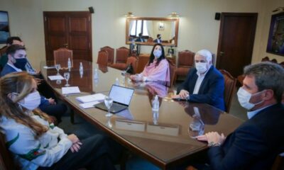 La CEO de Lacoste se reunió con Sergio Uñac para coordinar nuevos proyectos en San Juan.