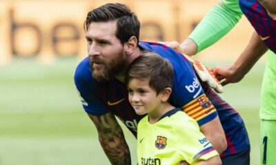 Un hincha se burló de Messi y… ¡Thiago le contestó!