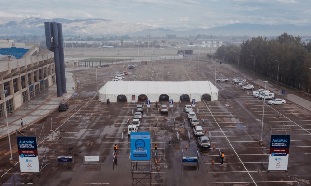 Se suspende la vacunación en el Autovac del Estadio Bicentenario. Se suspende la vacunación en el Autovac del Estadio Bicentenario.