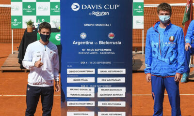 Tenis: El «Peque» Schwartzman abre la serie entre Argentina y Bielorrusia.