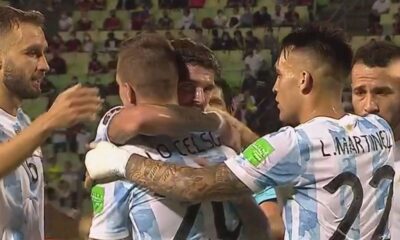 Eliminatorias sudamericanas: Triunfo de Argentina ante Venezuela.