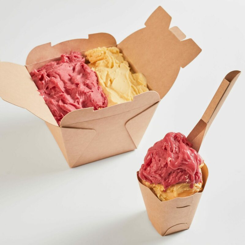 Chau telgopor: Una Pyme argentina diseñó un nuevo envase para disfrutar el helado. Chau telgopor: Una Pyme argentina diseñó un nuevo envase para disfrutar el helado.