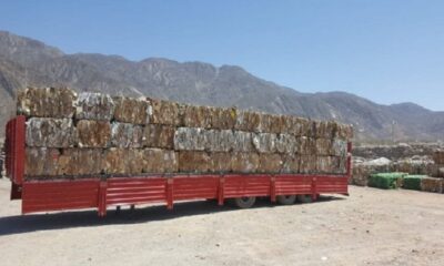 El Centro de Residuos de Sarmiento transportó más de 12 mil kilos de cartón.