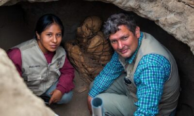 Perú: Encontraron una momia en perfecto estado de conservación.