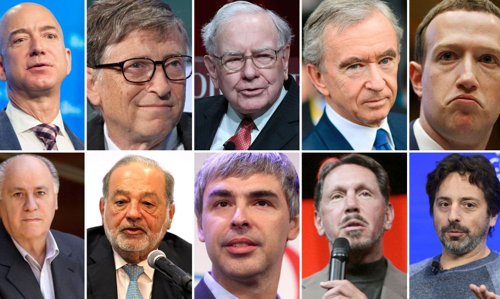 ¿Quiénes son los hombres más ricos del mundo?