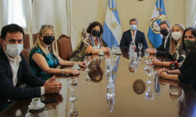 Uñac se reunió con los ministros nacionales Lammens y Vizzotti.