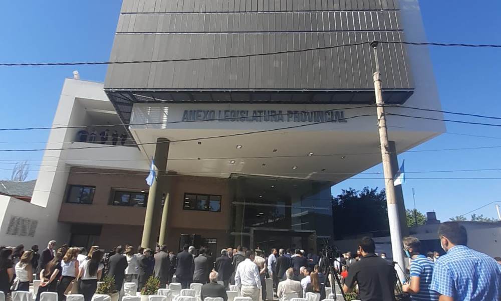 El anexo de Legislatura Provincial quedó inaugurado. El anexo de Legislatura Provincial quedó inaugurado.