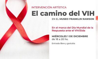 «El camino del VIH», la intervención artística para concientizar a la sociedad.