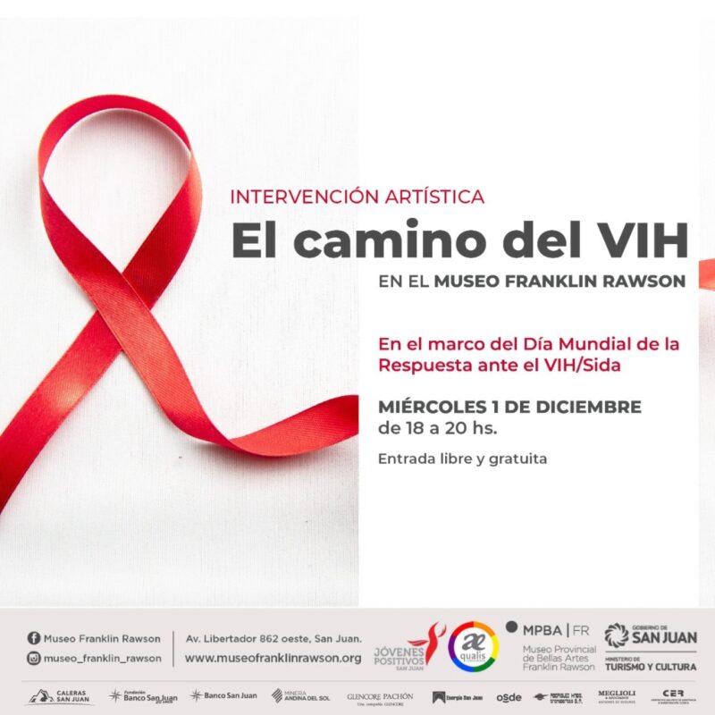 «El camino del VIH», la intervención artística para concientizar a la sociedad. «El camino del VIH», la intervención artística para concientizar a la sociedad.