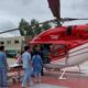 El helicóptero de la Provincia realizó tres vuelos sanitarios durante el fin de semana.