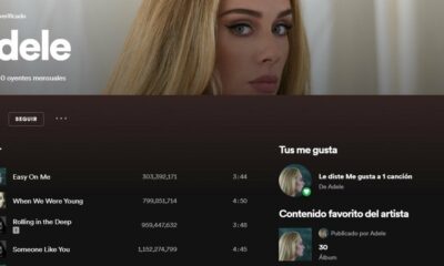 Spotify eliminó la reproducción aleatoria por pedido de Adele.