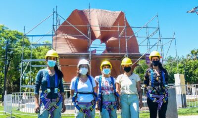 Avanza la etapa final del proyecto de restauración del Monumento al Deporte.