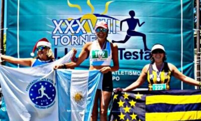 Atletismo sanjuanino de lujo: Adriana Quiroga ganó 6 medallas de oro y un trofeo en el Torneo López Testa.