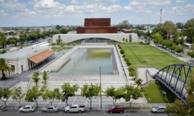 Vaciarán la fuente de la Plaza Bicentenario.