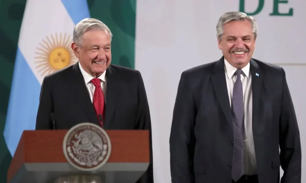 Alberto Fernández agradeció el apoyo del presidente de México por las negociaciones con el FMI. Alberto Fernández agradeció el apoyo del presidente de México por las negociaciones con el FMI.